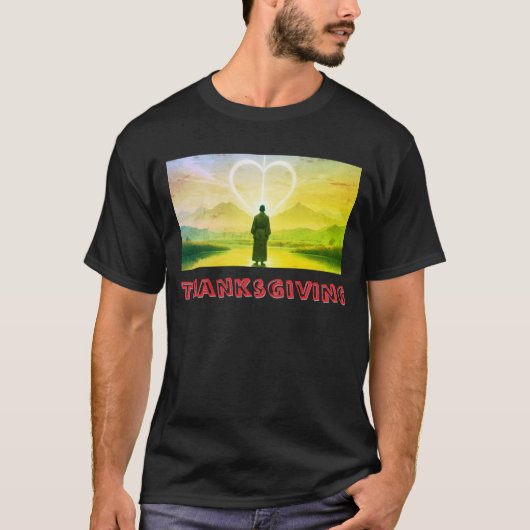 (Thanksgiving No.1) メンズTシャツ Tシャツ (正面)