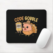 Thanksgiving Nurse Code Gobble Funny Rn Cna Medica マウスパッド (マウス)