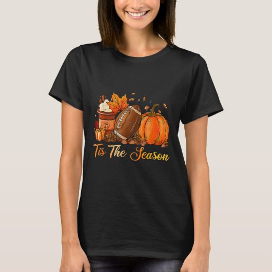Thanksgiving Nurse Stethoscope Fall Scrub Top Er C Tシャツ (正面)