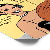 Thanksgiving Oviraptor ポスター (角)