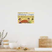 Thanksgiving Oviraptor ポスター (キッチン)