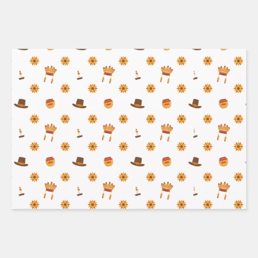 Thanksgiving paper ラッピングペーパーシート (正面)