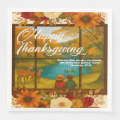 Thanksgiving Paper Napkin (正面)