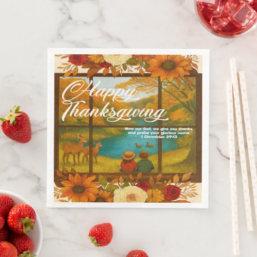 Thanksgiving Paper Napkin (インサイチュ)