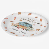 Thanksgiving Paper Plate ペーパープレート (アングル)