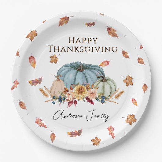 Thanksgiving Paper Plate ペーパープレート (正面)