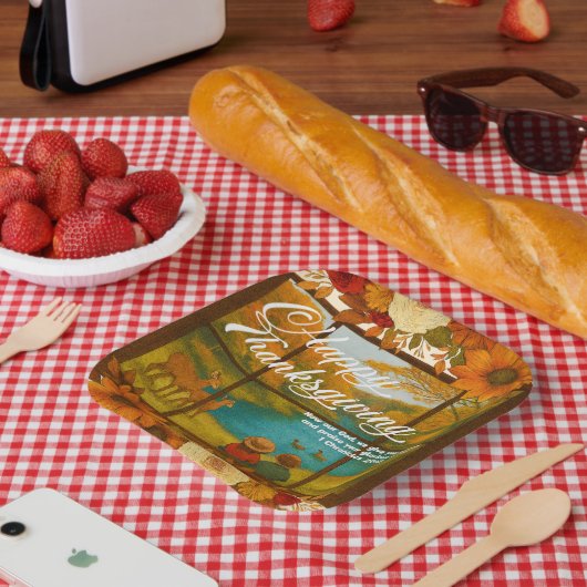 Thanksgiving Paper Plate ペーパープレート (ピクニック)