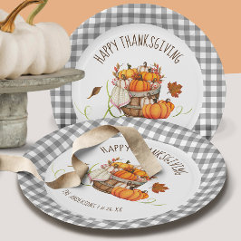 Thanksgiving Paper Plates ペーパープレート