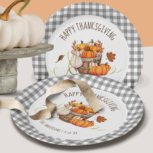 Thanksgiving Paper Plates ペーパープレート