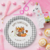 Thanksgiving Paper Plates ペーパープレート (パーティー)
