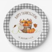Thanksgiving Paper Plates ペーパープレート (正面)