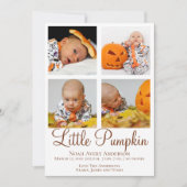 Thanksgiving Photo Birth Announcement 招待状 (正面)