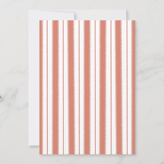 Thanksgiving Potluck Invitation Rustic Fall Party 招待状 (裏面)