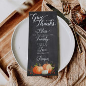 Thanksgiving Prayer Card Table Decor プログラム
