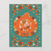 Thanksgiving Pumpkin ポストカード (正面)