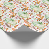 Thanksgiving pumpkin Decor Fall Farmhouse ラッピングペーパー (角)