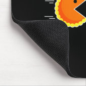 Thanksgiving Pumpkin E Chasing Turkey Gamer Men Wo マウスパッド (コーナー)