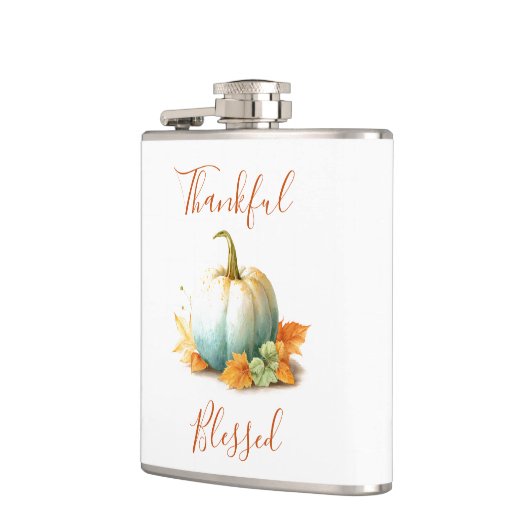 Thanksgiving Pumpkin Flask | Autumn Gift フラスク (左)