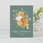 Thanksgiving Pumpkin Photo Card シーズンカード (スタンド正面)