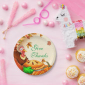 Thanksgiving Pumpkin Pie ペーパープレート (パーティー)
