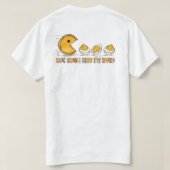 Thanksgiving Pumpkin Pie Chasing, Funny Fall Desse Tシャツ (デザイン裏面)