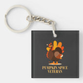 Thanksgiving Pumpkin Spice Veteran キーホルダー (正面)