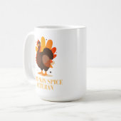 Thanksgiving Pumpkin Spice Veteran コーヒーマグカップ (正面左)