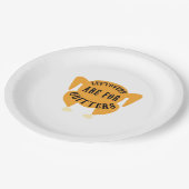 Thanksgiving Quote Essential - Leftovers Are For Q ペーパープレート (アングル)