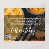 Thanksgiving Real Estate Postcard, Let’s Make You チラシ (裏面)