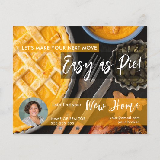 Thanksgiving Real Estate Postcard, Let’s Make You チラシ (正面)