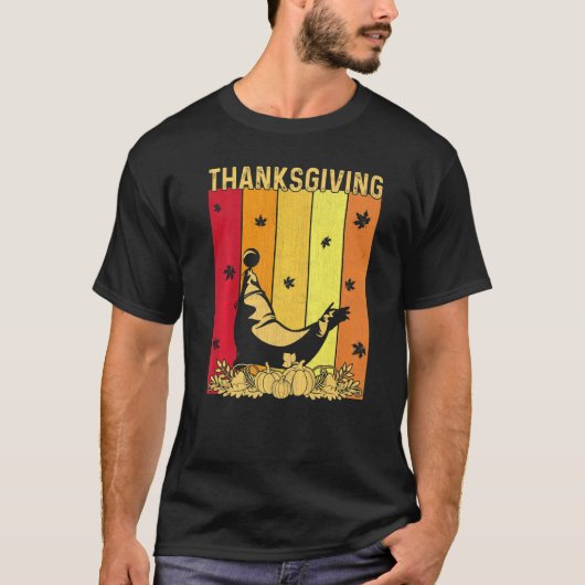 Thanksgiving Retro Sea Lion Matching Family Pajama Tシャツ (正面)