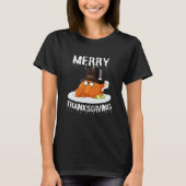 Thanksgiving Scrub Tops Merry Thanksgiving  Turkey Tシャツ (正面)