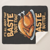 Thanksgiving Sherpa Blanket シェルパブランケット (正面(横))