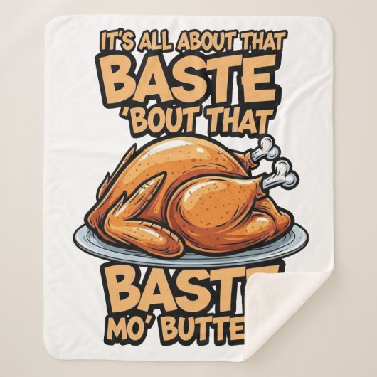 Thanksgiving Sherpa Blanket シェルパブランケット (正面)