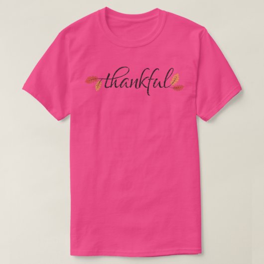 Thanksgiving Shirt Women men Autumn Fall Leaves Th Tシャツ (デザイン正面)