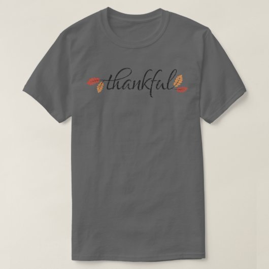 Thanksgiving Shirt Women men Autumn Fall Leaves Th Tシャツ (デザイン正面)