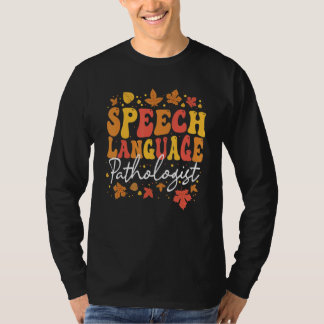 Thanksgiving Speech Therapy Fall Speech Language P Tシャツ