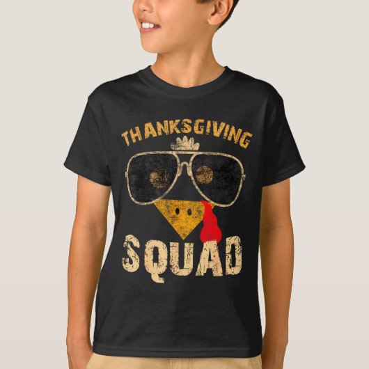 Thanksgiving Squad Turkey Day Fall Matching Women Tシャツ (正面)