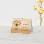 Thanksgiving SunflowerのPhlebotomist恵み カード (黄色い花)