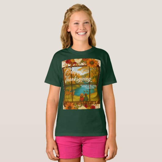 Thanksgiving T-Shirt Tシャツ (正面フル)