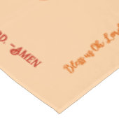 Thanksgiving Tablecloth, Cornucopia and prayer テーブルクロス (アングル)