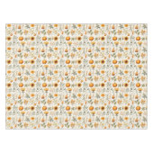 Thanksgiving Tablecloth Decor Pumpkins, Sunflowers テーブルクロス (正面(横))
