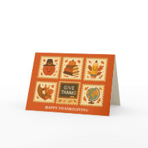 Thanksgiving Teacher Stamp Collage | Fall
