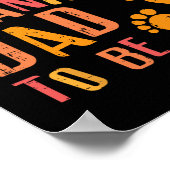 Thanksgiving Thankful Dad To Be Pregnancy Announce ポスター (角)