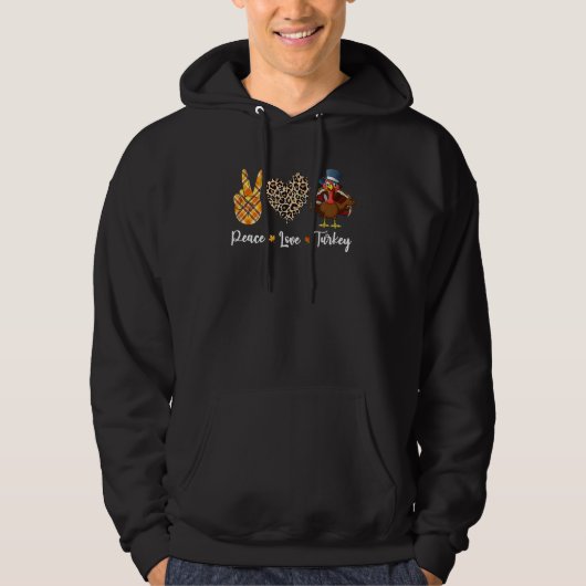 Thanksgiving Turkey Apparel Women Men パーカ (正面)