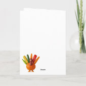 Thanksgiving Turkey Basting カード (裏面)