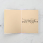 Thanksgiving Turkey Border カード (内部)