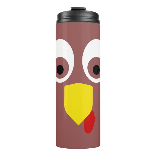 Thanksgiving Turkey Face タンブラー (正面)