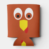 Thanksgiving Turkey Face 缶クーラー (裏面)