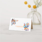 Thanksgiving Turkey Folded Place Card プレイスカード (正面)